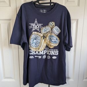 Dallas Cowboys Superbowl Rings T-shirt From 2010 #378